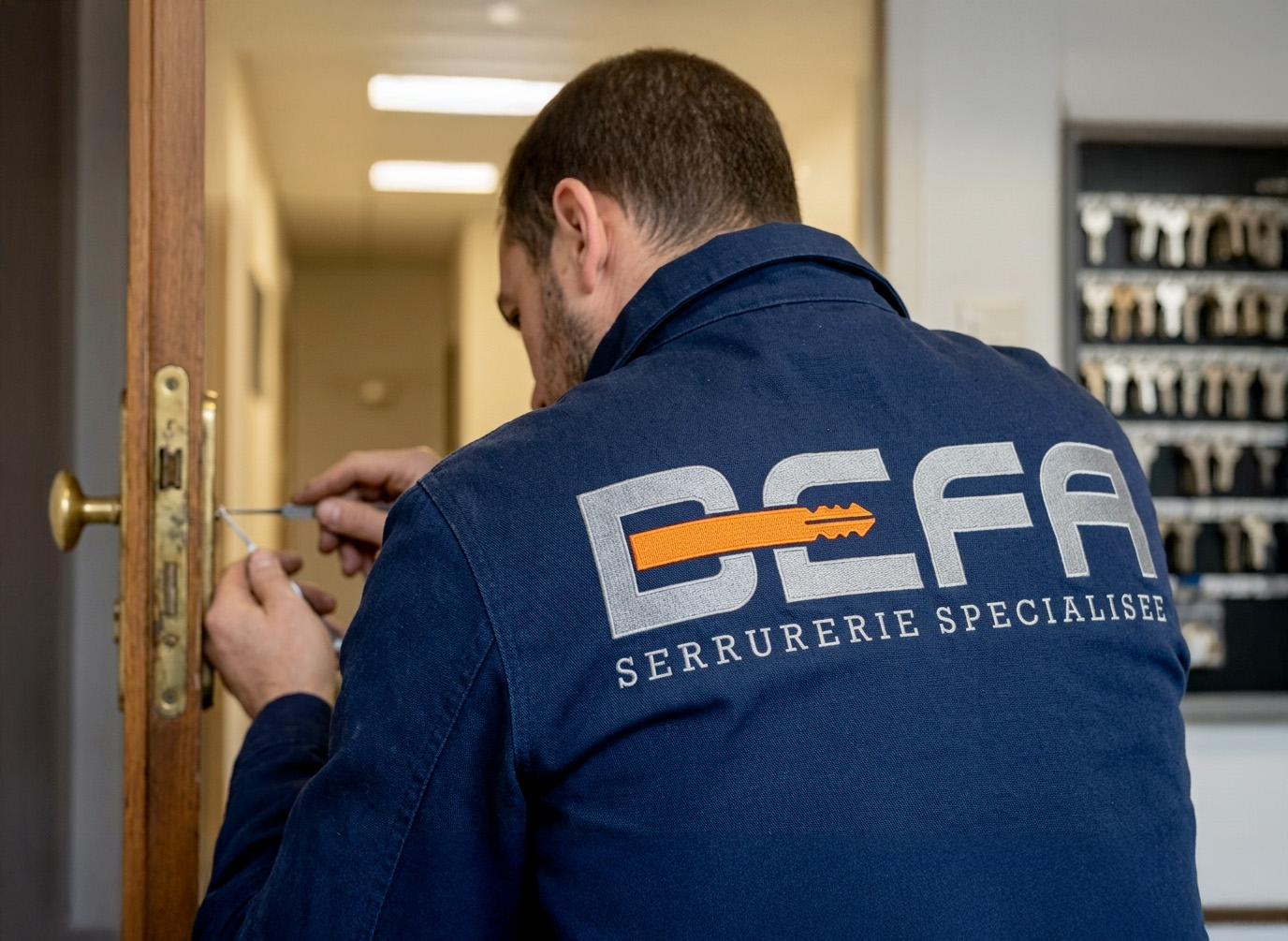 Technicien BEFA en intervention de serrurerie au Luxembourg